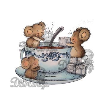 CandiBean Collection Cling Stamp - Sweet Sugar Cube